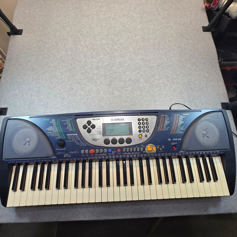Yamaha PSR-270 Portatone Electronic Keyboard 61-Key MIDI Portable Workstation